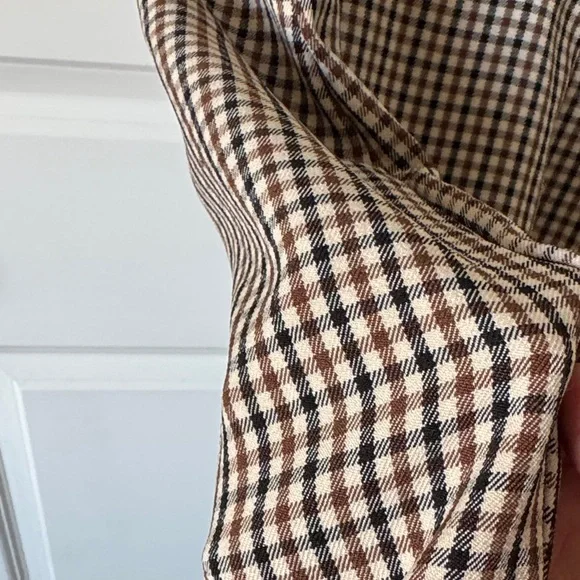 Kingston Checkered Dress with Black Long Sleeves / 2 pieces - Picture 11 of 11